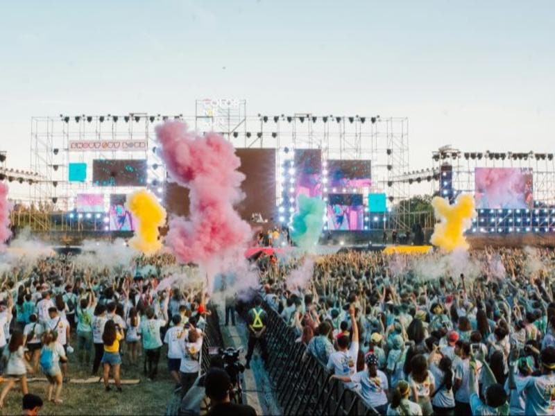 Crowd at an outdoor event